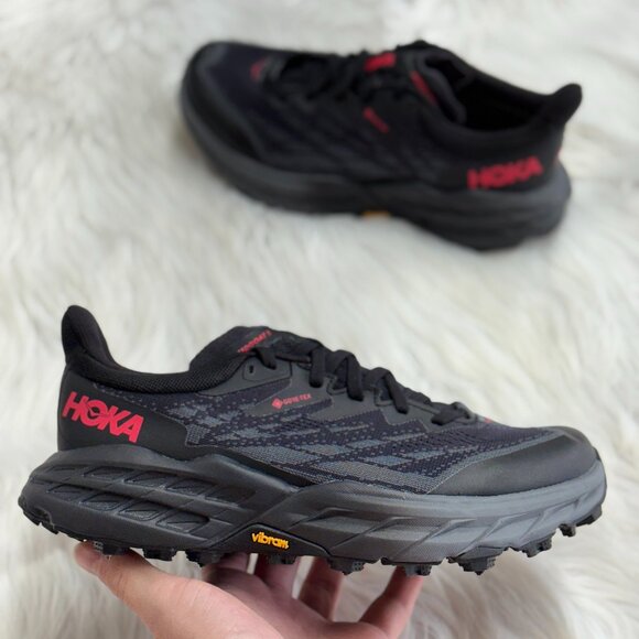 Hoka Speedgoat 5 GORE-TEX Spike Mens Shoes 1133532-BBLC NEW Multi Sz - Picture 1 of 5